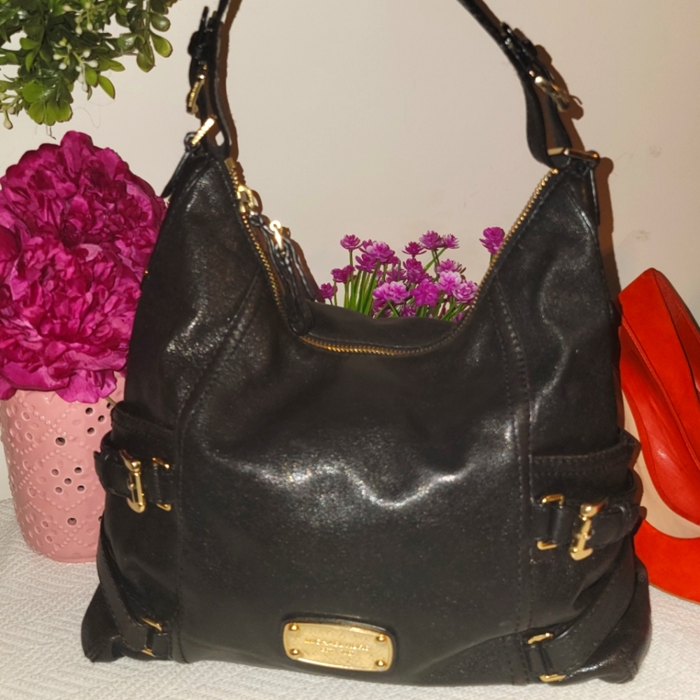 Michael Kors Black Hobo Shoulder Bag